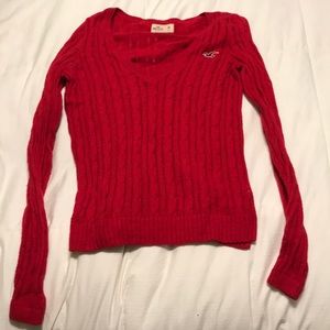 Red Hollister Sweater